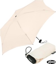 iX-brella Regenschirm Damen Taschenschirm 15cm ultra winzig klein leicht flach