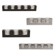 Glas Teelichthalter Set