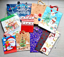18 verschiedene Weihnachts-Geschenktaschen, Papier- Weihnachts- Geschenk-Tüten
