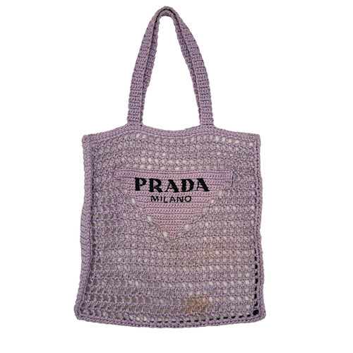 Prada raffia purple - raffia,