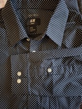 H&M Herren Jungen Hemd Knopf