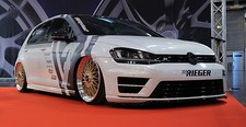 Rieger Spoilerschwert passend für VW Golf 7 R & R-Line Schwarz Glanz 00088091 
