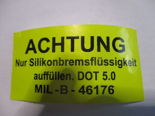 Hinweis aufkleber achtung - aufkleber,