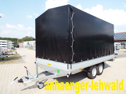 Humbaur hochlader mit plane - hochlader,