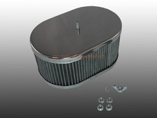 Chrom Luftfilter für VW Oval Käfer Bus Weber Vergaser Tuning