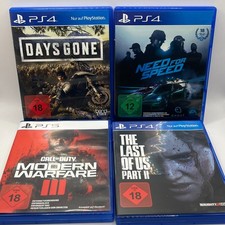 Playstation 4 und 5 Spiele - The Last of Us 2 + Modern Warfare + Days Gone + NFS