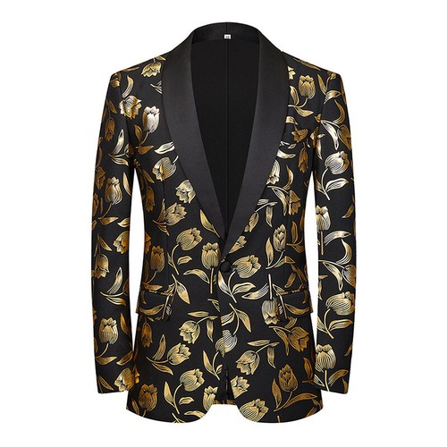 Men flower foil print - men,