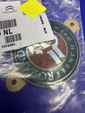 Logo Abzeichen Emblem Monogramm Peugeot 205 Roland Garros Original 8663YK Neu