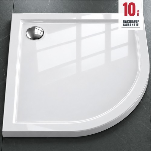 Duschwanne viertelkreis 90x90 - duschwanne,