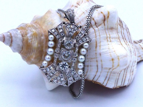 Geometrischer diamant perl - diamant,