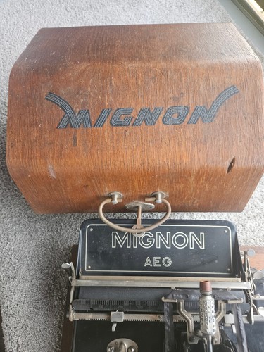 Aeg mignon schreibmaschine - aeg,
