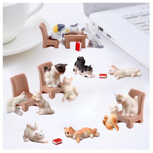Miniatur mit katze spielzeug - miniatur,