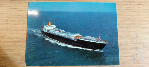 Postkarte frachtschiff weser - postkarte,
