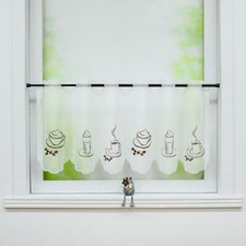 Scheibengardine Küche