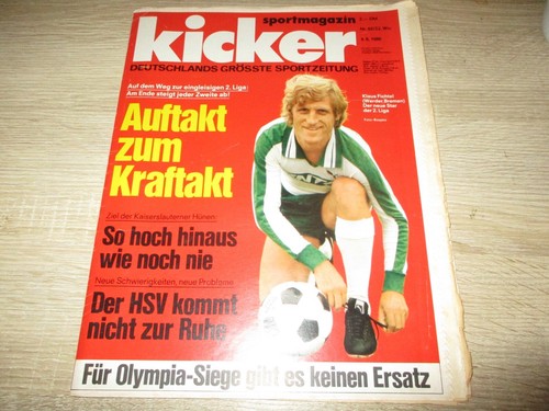 Kicker 1980 80 - kicker, 4.8.1980