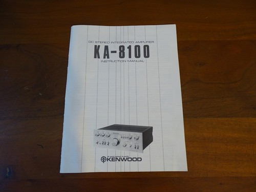 Kenwood 8100 user manual - manual, /
