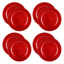 8x glänzende Platzteller -