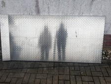 Rampe, Rollstuhlfahrer, für 3 bis 4 Stufen, Alu-Riffelblech, Neupreis: 550,00EUR