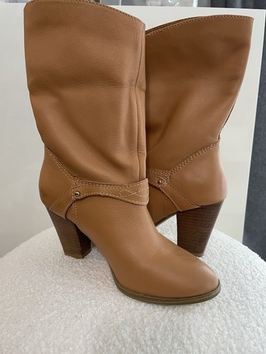 Lederstiefel braun gr 36 - lederstiefel, gr.36