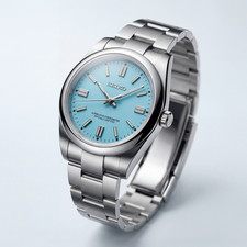NH35 Tiffany Blue Dial Baton