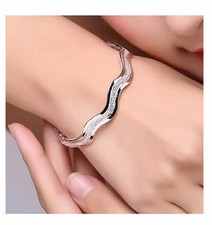Armband Armreif  925 Sterling Silber  Damen Schmuck 6cm Durchmesser