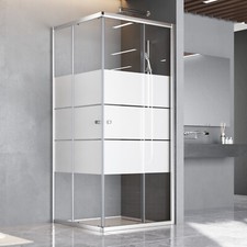 Duschkabine Schiebetür 80x80