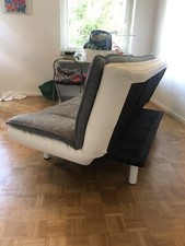 Klappsofa mit Schlaffunktion 3-Sitzer Sofa Couch Gästebett Klappbett Schlafsofa