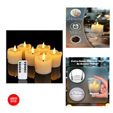 6 Stück Flammenlose