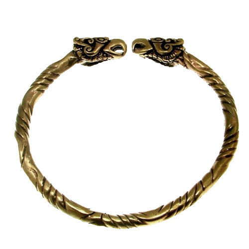 Bronze wikinger armreif rabe - wikinger,