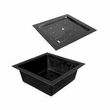 G&F GFK-Becken eckig Becken und Deckel Wasserbecken Brunnen Wasserspiel