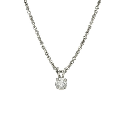 Damen platin diamant - platin,