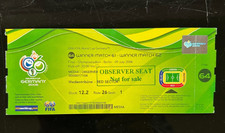 Fußball WM 2006 Ticket des Finales Italien-Frankreich