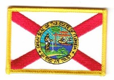 Flaggen Aufnäher Patch USA - Florida Fahne Flagge