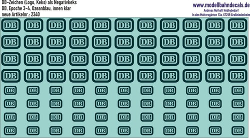 Zeichen ozeanblau ral 5020 - db-zeichen,