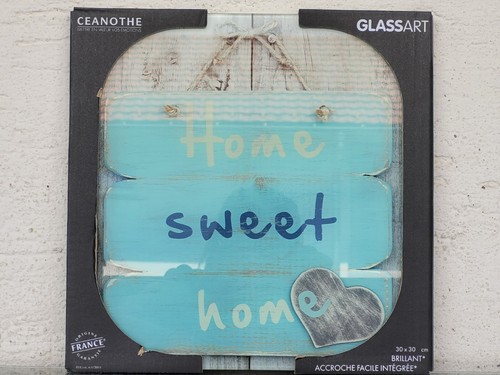 Glass art glasbild home - glass,