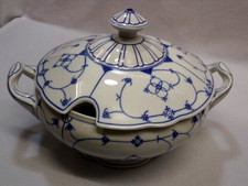 Winterling Porzellan Bavaria 1 Suppenterrine Indisch blau-Strohblume ca 1,5 l