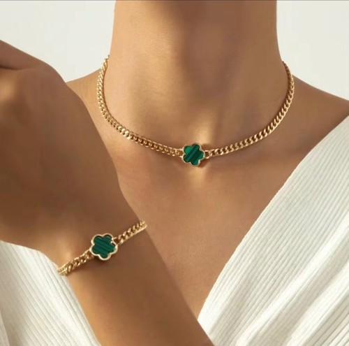 Vergoldetes damen schmuck set - schmuck, set-