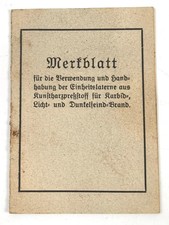 Merkblatt für die Verwendung