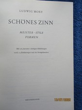 Ludwig Mory - SCHÖNES ZINN -