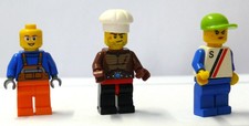 C0103 / LEGO ® Minifiguren - 3 Figuren mit Kochmütze grüne Kappe usw.