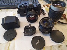 Rarität !! Porst SP Compact Reflex Set mit 3 Objektiven incl. 1,4er Normalobj.