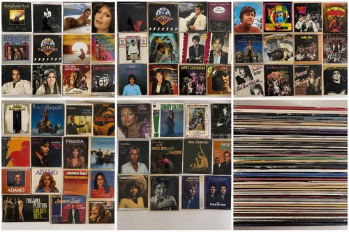 Große schallplatten sammlung - große, schallplatten-sammlung