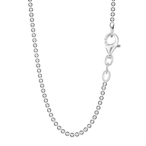 Collier 55cm kugelkette - collier, rund