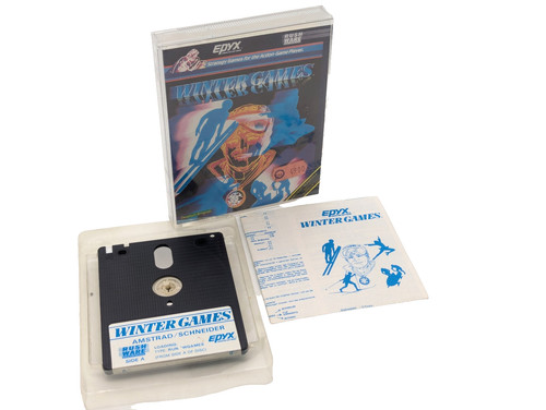 Winter games amstrad - games, schneider