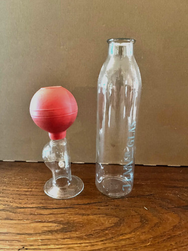 Ddr jenaer glas milchflasche - ddr,
