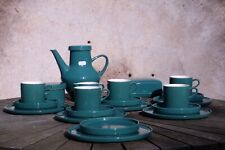 Melitta Service Geschirr 24 Teile Top! petrol Design MCM 60er Jahre Rar.