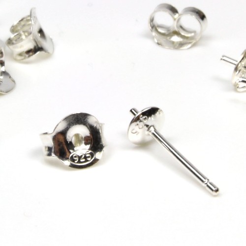 Ohrstecker rohlinge 100 925 - rohlinge,
