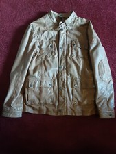 HERREN-LEDER-JACKE HELL-BRAUN ( MAURITIUS ) G. 58   NEU     NP 490 EURO
