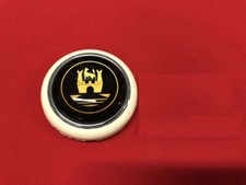 Hupenknopf elfenbein gold