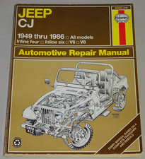 Reparaturanleitung Jeep CJ 2A 3A 3B 5 5A 6 7, Baujahre 1949 - 1986